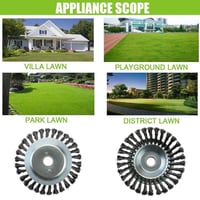 Sakerplus Garden Weed Brush Lawn Mower