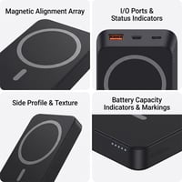 Kexon™ Portable Magnetic Power Bank