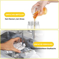 Mehrzweck-Honig-Glasflasche