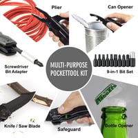 6 in 1 Stainless Steel Pocket Knife Pliers
