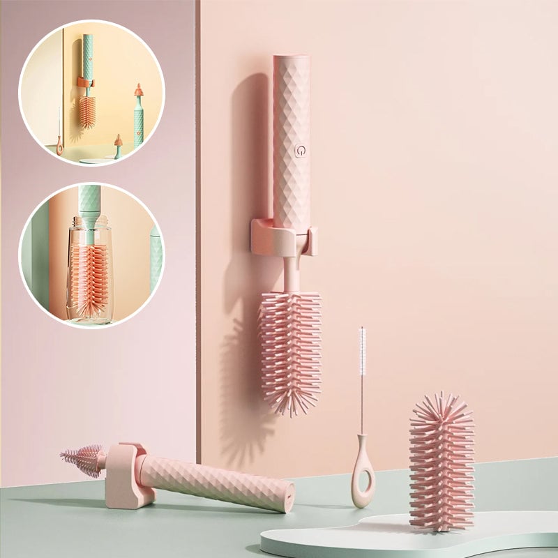 Spazzola elettrica per bottiglie in silicone