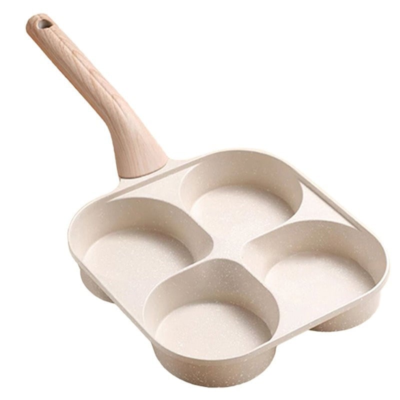 Thickened Deepened Four-hole Egg Frying Pan