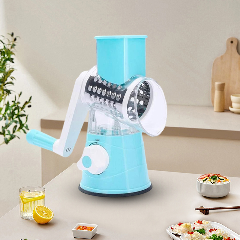 Sale - 3 in 1 Rotary Cheese Grater Vegetable Slicer
