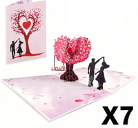3D Pop-Up Valentine’s Day & Anniversary Love Tree Greeting Card