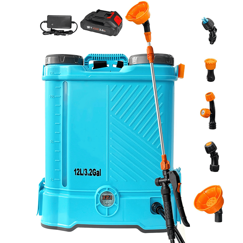 Sakerplus® Cordless Adjustable Pressure Backpack Sprayer