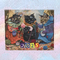  Heklede Katter Veggkalender (2025)