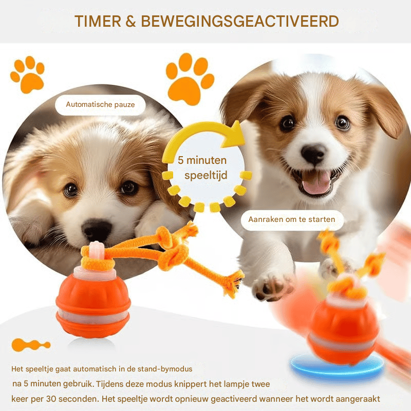 Interactieve Slimme Rollende Huisdierbal
