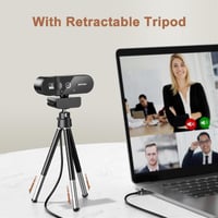 Ultra HD 4K Autofocus Webcam for Laptops