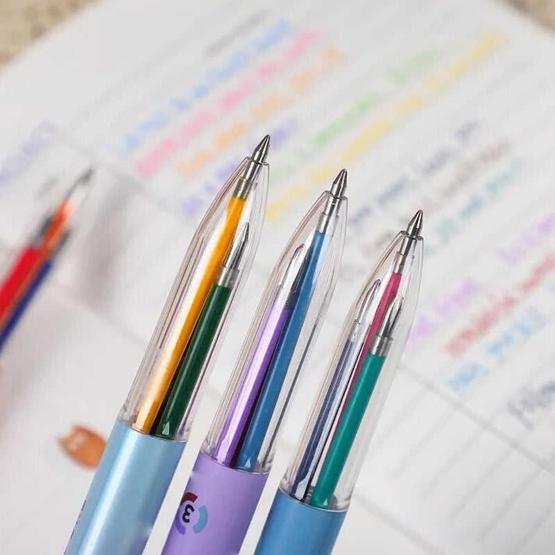 Three-Color Retractable Gel Pen