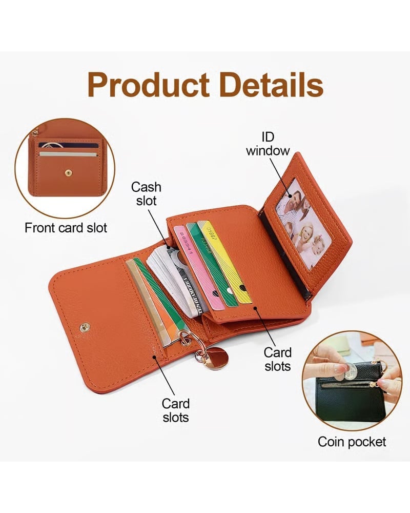 Women's Elegant Minimalist Short Slim Wallet
