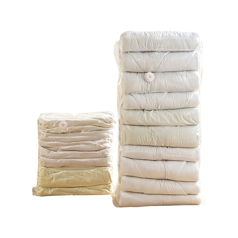 Thickened Stereoscopic No-Pump Vacuum Compression Bag