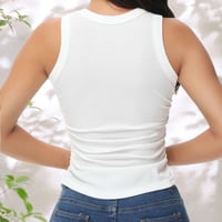 Summer Slim-Fit Ribbed Tank