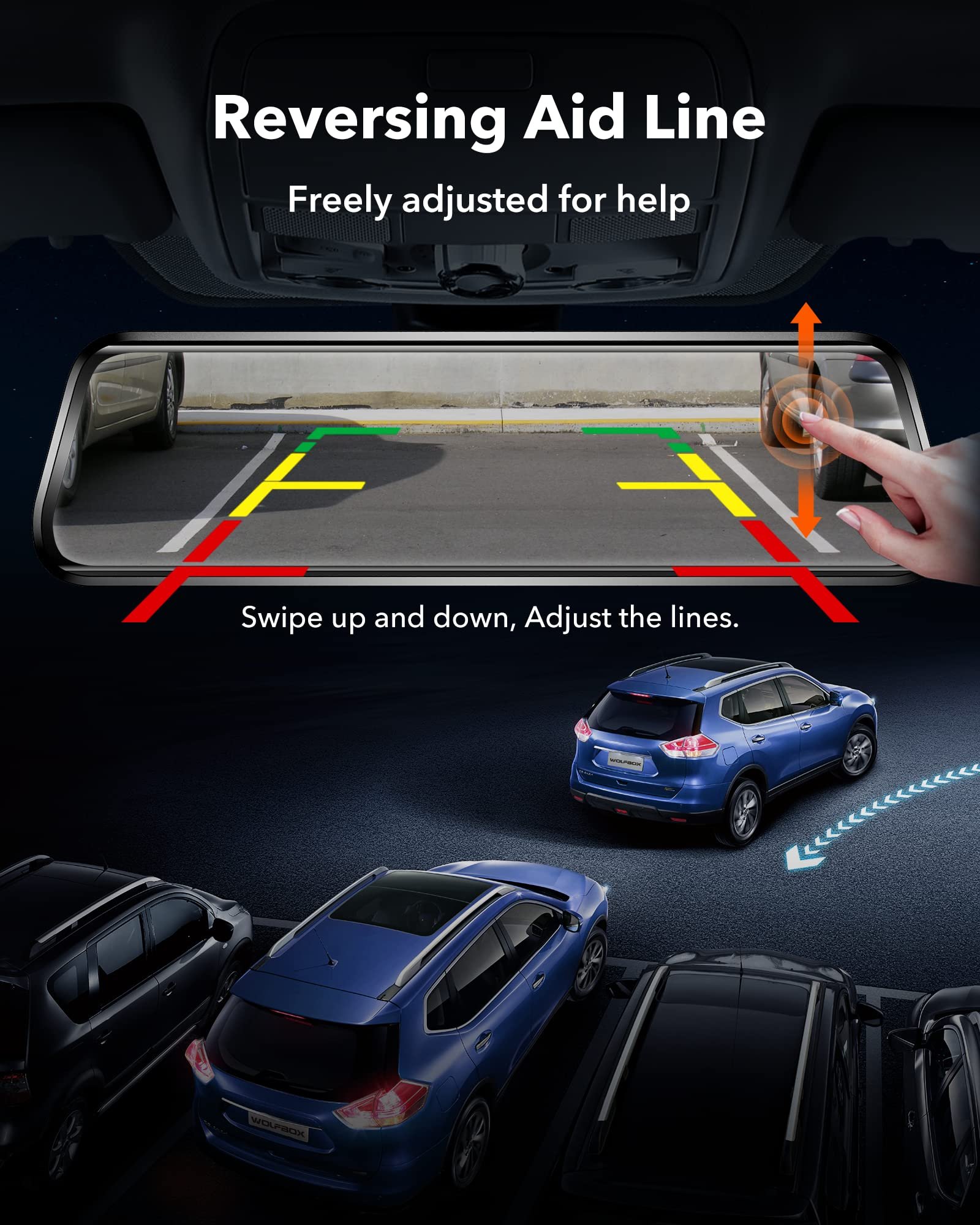 Sakerplus Rear View Mirror Camera