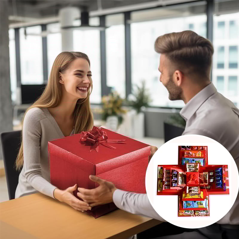 Überraschungsexplosion Geschenkverpackung Leere Box