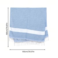 Large Quick Dry Jacquard Beach Bath Towel