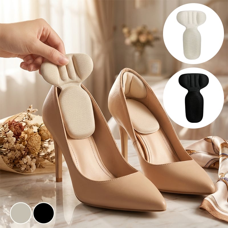 2-in-1 anti-slip heel cushion pads