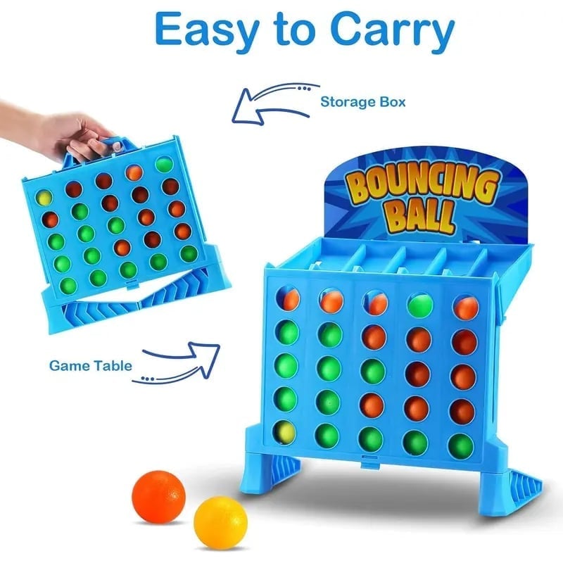 Bounce 4-in-a-Row: The Ultimate Skill-Based Family Challenge