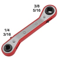 Sakerplus Maintenance Double-ended Square Ratchet Wrench