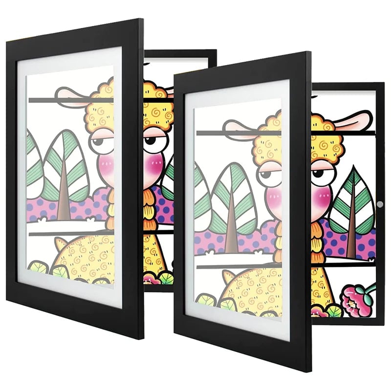 Kids Art Frames Black* 2pcs