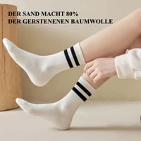 Gestreifte Retro-Socken