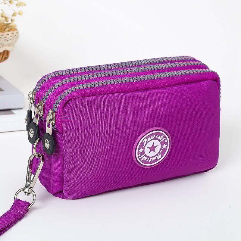 Lässige wasserdichte Handtasche mit Handgelenkschlaufe