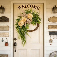 Garden-Style Hydrangea Wreath