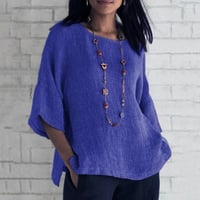 Solid Color Loose Simple T-Shirt