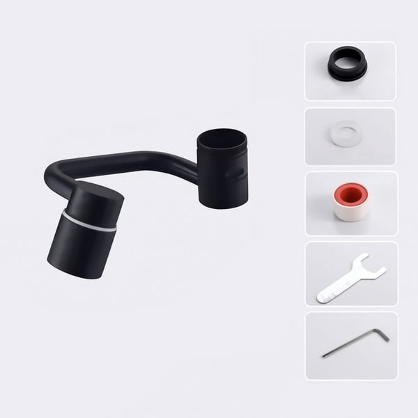 Rotatable Faucet Aerator Extension