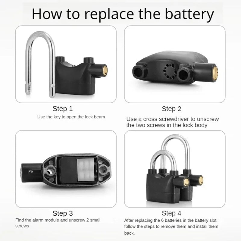 Anti-Theft Alarm Lock