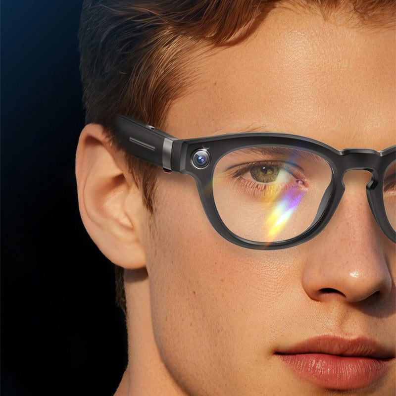 Q8 Smart Glasses with AI Translation, HD Recording, Calling & Music Playback