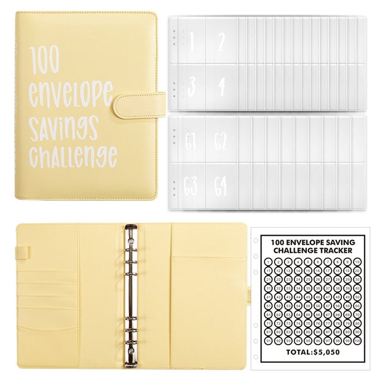 100 Envelopes Money Saving Challenge