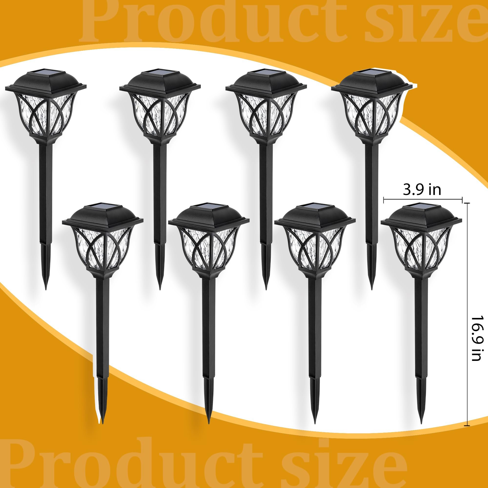 Sakerplus Solar Lights for Outside