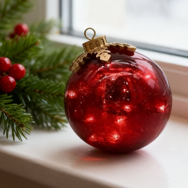 Glas-Tisch-Weihnachtsornamente