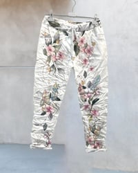 Træningsbukser med blomsterprint