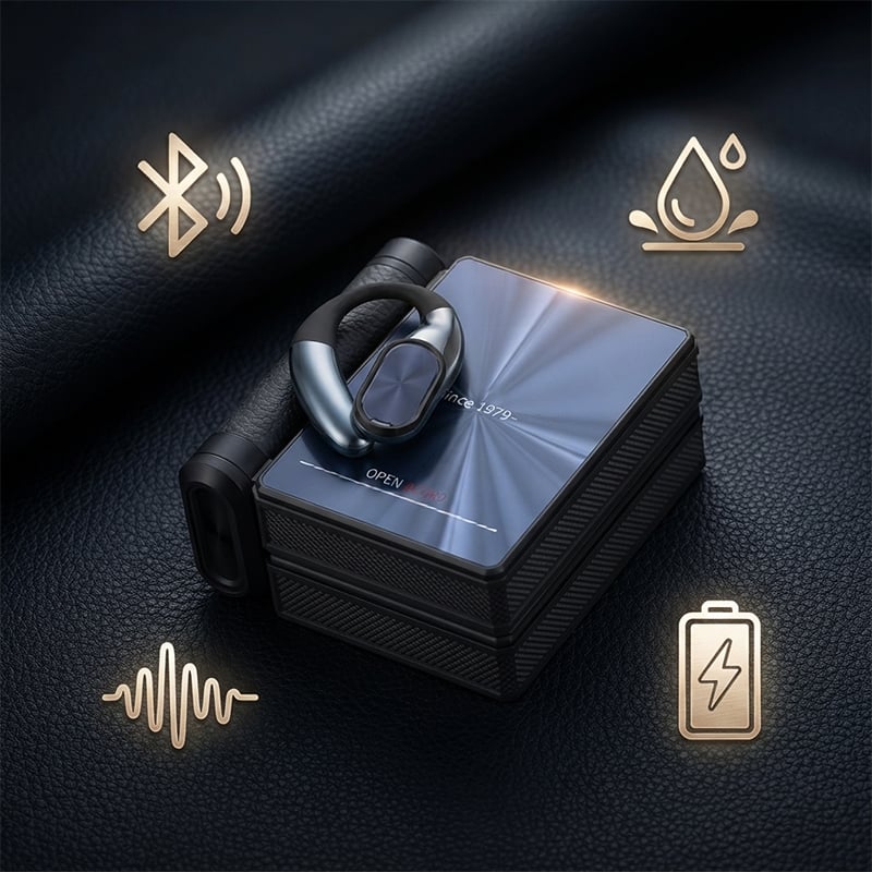 Ear-Hook Wireless Bluetooth Bone Conduction Headphones