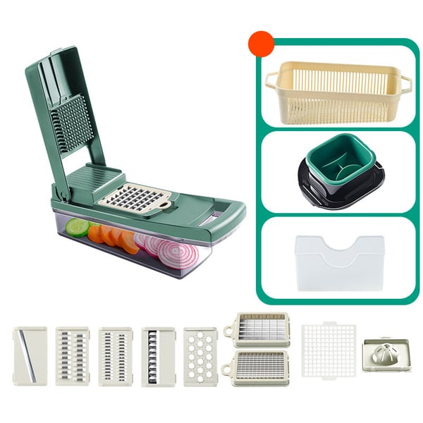 Multifunktionellt grönsaksskärset