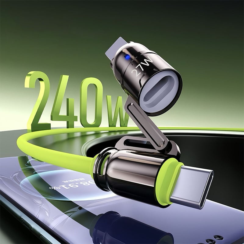 Liquid Silicone 4-in-1 Fast Charging Cable