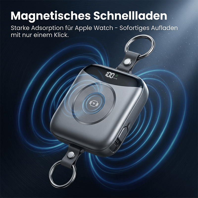Tragbare Powerbank mit Schnellladefunktion