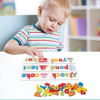 Wooden Alphabet Spelling Game for Kids