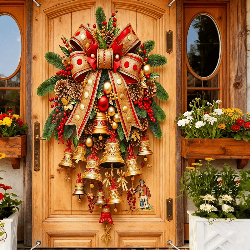 Weihnachtsglocken Türvorhang