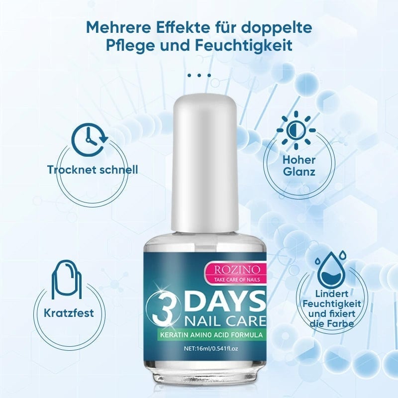 Pflegender und glänzender Nagellack