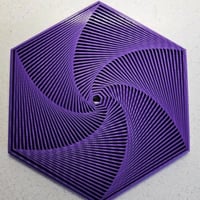 Esagono frattale di Fidget stampato in 3D