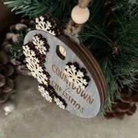 3D Kerstman aftellen naar kerstornament