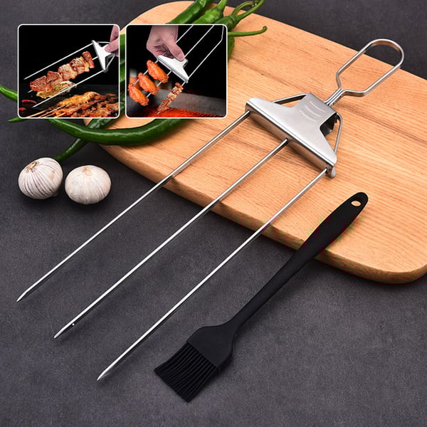【sale】3 Way Grill Skewers - GrillSavant