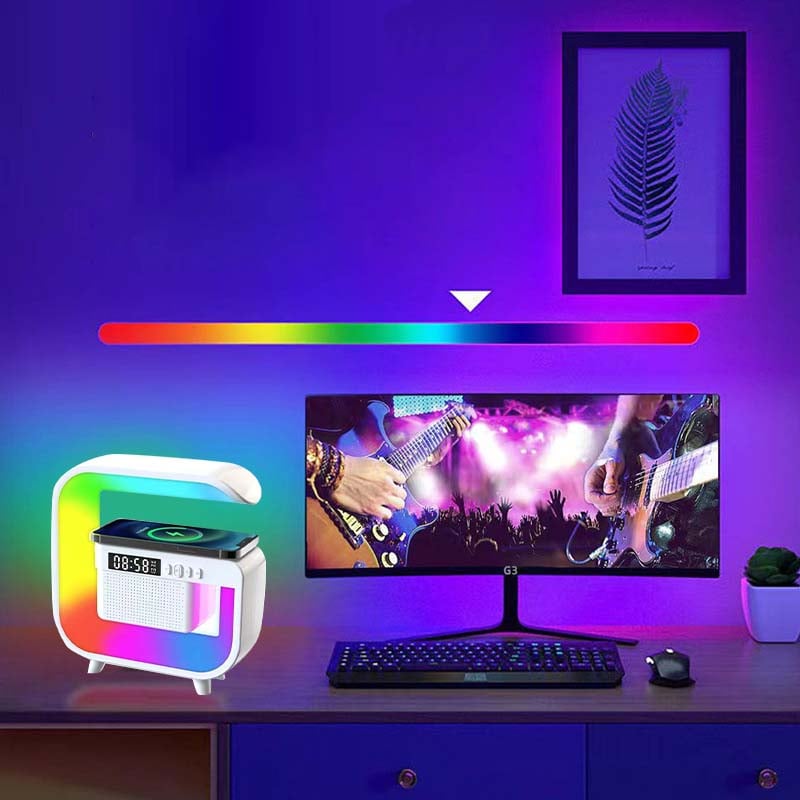 Multifunctional Bluetooth Speaker & Wireless Charger Lamp