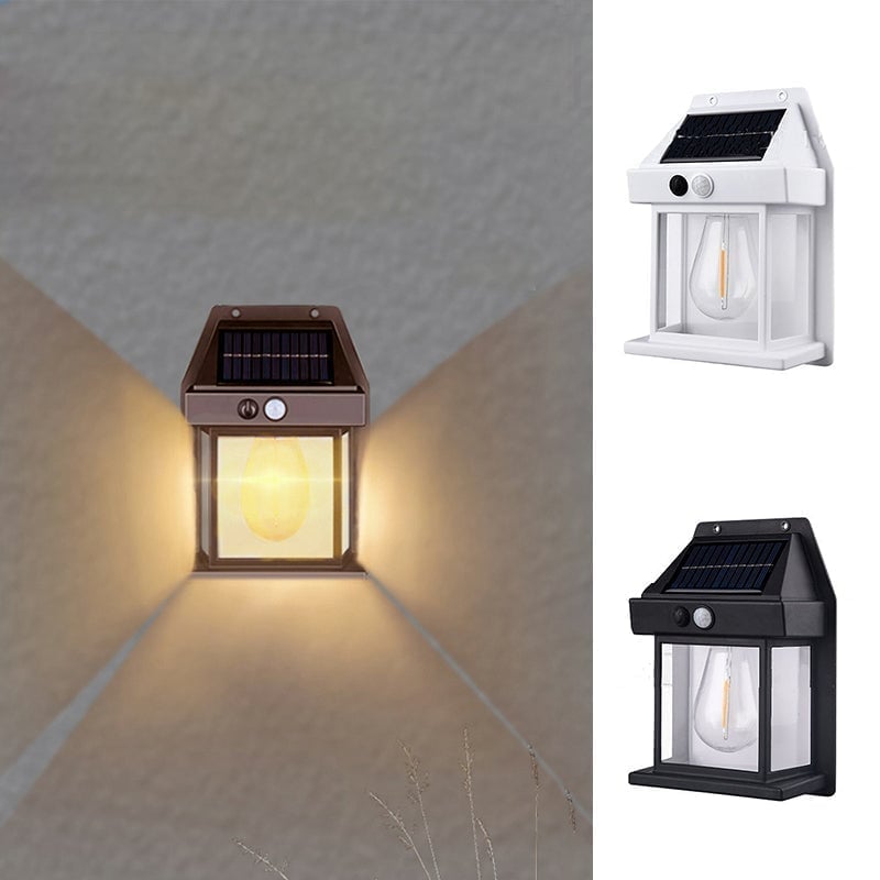 🌞Solar Wolfram Wandleuchte für den Außenbereich💡