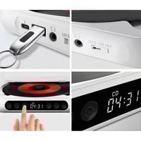 Bærbar Bluetooth-kompatibel CD-afspiller 