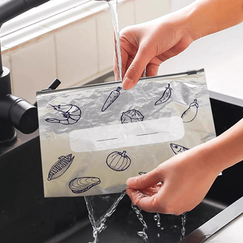 Aluminum Foil Antibacterial Sealing Bag (10 pcs)
