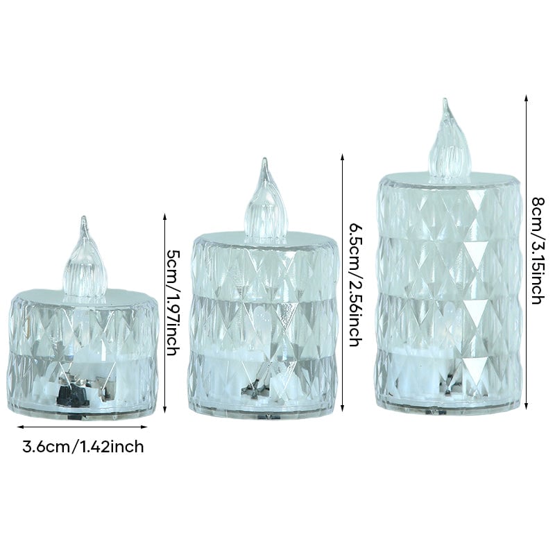 Crystal Flameless Candle Light