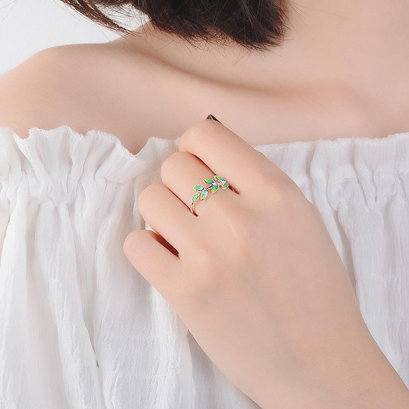 The Green Leaf Ring